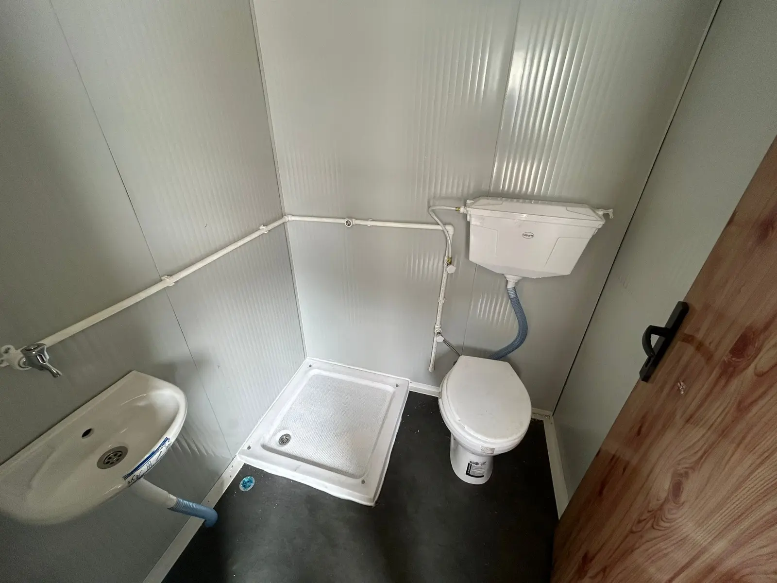 WC ve duş detayı